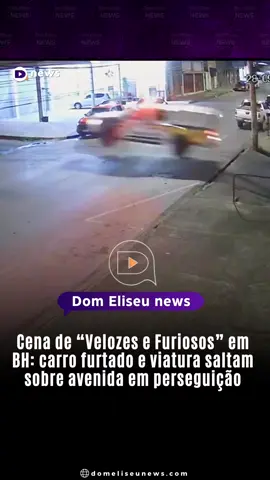 🟣 Cena de “Velozes e Furiosos” em BH: carro furtado e viatura “voam” sobre avenida em perseguição Imagens de câmeras de segurança flagraram o momento em que um Argo furtado e uma viatura da PM “voaram” sobre a avenida Barão de Monte Alto, no Barreiro. A fuga terminou em batida contra um poste e prisão de um suspeito; outro ainda é procurado. . . . . 📸 Imagem & Reprodução Redes Sociais #domeliseunews #velozesefuriosos #bh #viral