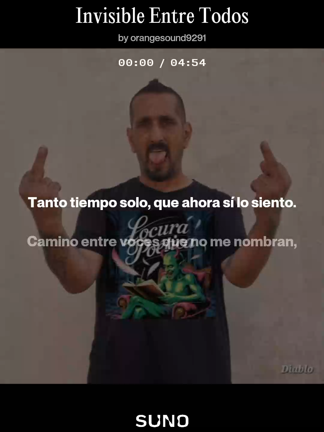 Invisible Entre Todos #tiktokmusic  Locura Poetica