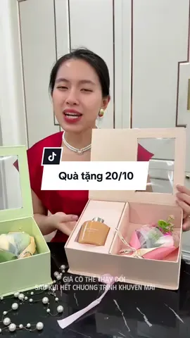 Quà tặng 20/10 vừa có hoa vừa có hương rất tinh tế #quatangnguoiyeu #quatangcogiao #quatang20_10 #ngocngannga 