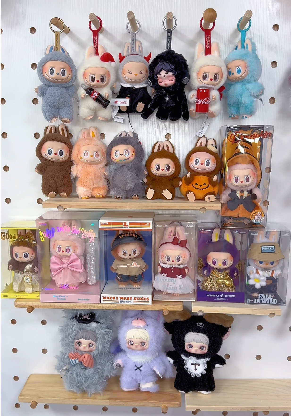 ✨completed display😍#blindbox #labubu #maymei #skullpanda #collection 