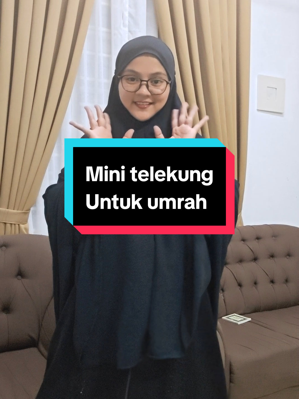 Akhirnya jumpa mini telekung yang selesa untuk umrah.. #Minitelekunumrah  #Minitelekungberpoket 