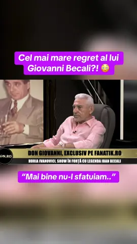 Don Giovanni la Fanatik #fyp #giovannibecali #horiaivanovici #fanatikro #romania 