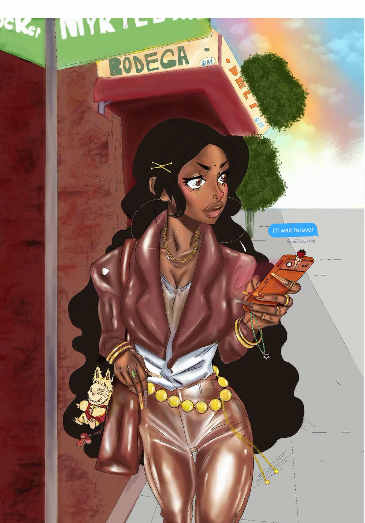 Bodega Baddie✨       #fyp #digitalart #art #speedcoloring #trending 