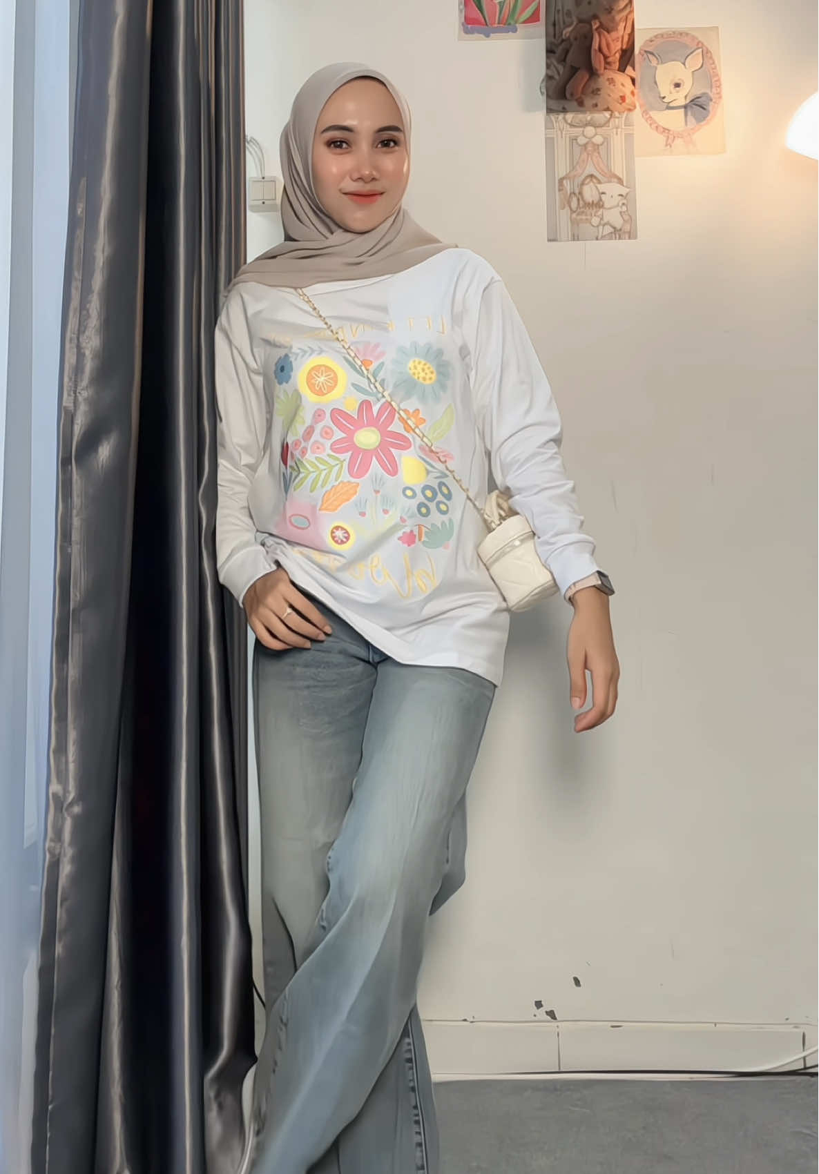 Kaos bahan katun, lucu gambarnya #kaos #kaosmurah #kaoswanita #kaoslenganpanjang 