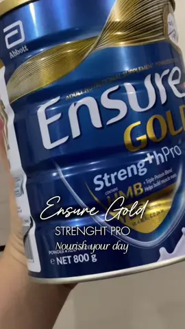 Supports muscle and bone health with ENSURE GOLD  #ensuregold #adultmilk #fyp #trendingvideo 