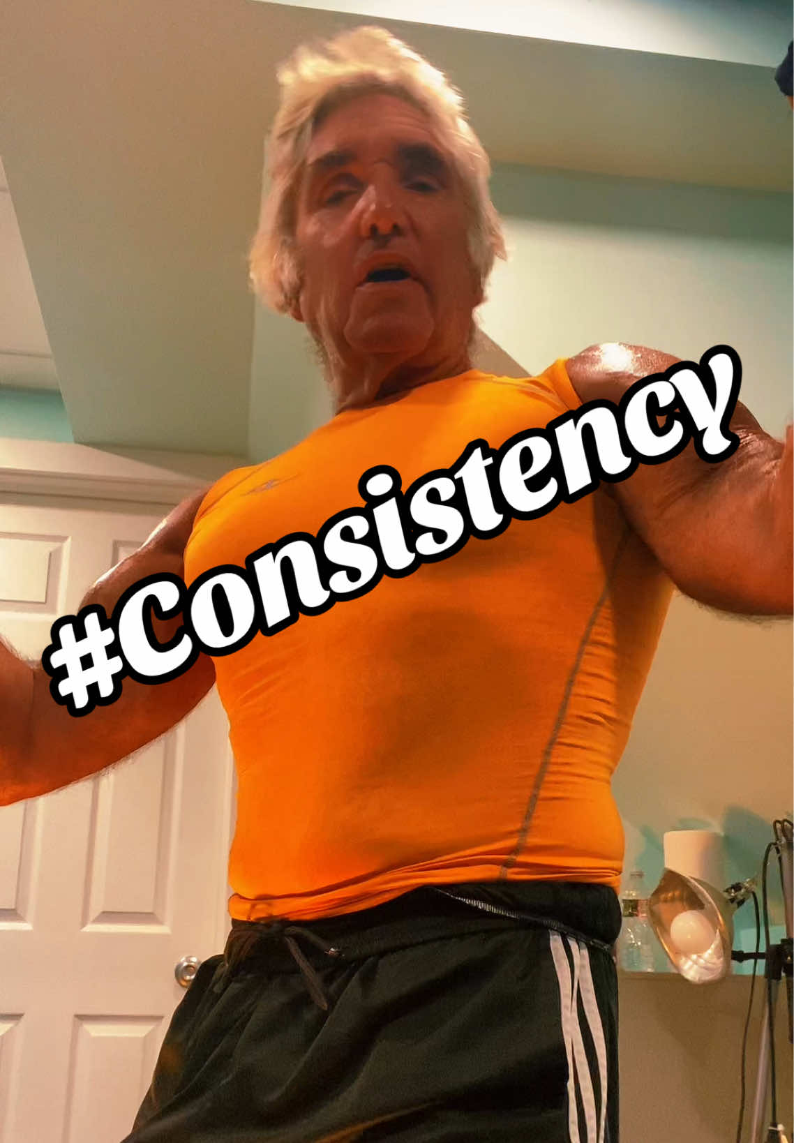 #Consistency The key to results you’ve got to show up every day if you really want life-changing results. That level of consistency is dependent upon your mindset nothing else A strong powerful growth mindset will allow you to be consistent in your lifestyle, your diet, and your routine at the gym. It’s this consistency that will deliver results every time and for those of you who would like to get results you’ve only dreamt of you’ve got to patch up every day before you work out the wearable technology utilizes light therapy to initiate a bio chemical reaction in your body that triggers an epigenetic level Response would you like to finally get the results that you joined the gym for even if you are over 50 reach out I’m happy to share precisely how I did this in my late 60s and now 70 #Ultim#UltimatePhysiqueP#MindPowere#FitnessResults#MindsetAndTechnology