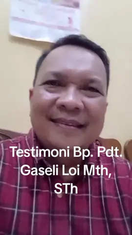 Pemulihan Bp. Pdt. Gaseli Loi MTh,. STh setelah konsumsi produk AFC dari kelumpuhan dan diabetes  #hubungiPakJOOlshop081375147802  #afclifescience  #sopsubarashigold  #utsukushhiigold  #hikari 