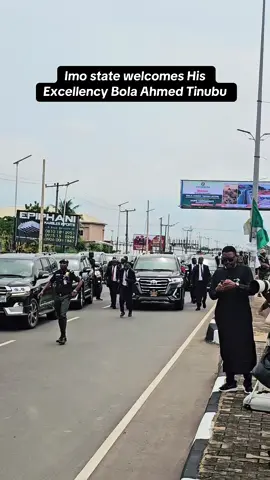 Massive turnout in Imo state as His excellency Bola Ahmed Tinubu arrives Imo for project  commissioning and book launching of His excellency Hope Uzodimma  #fyp #goviral #fyppppppppppppppppppppppp #owerritiktokers❤️❤️ 