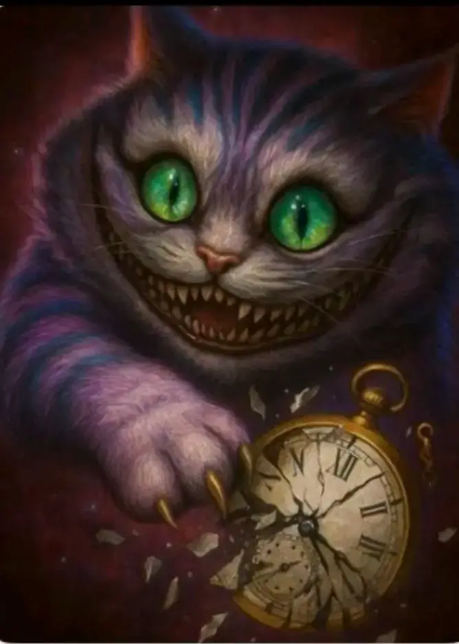 #my drawing (Cheshire cat)