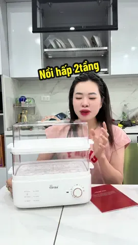Nồi hấp điện 2 tầng #hienhoanhao93 #xuhuong #noihap #noihap2tang 