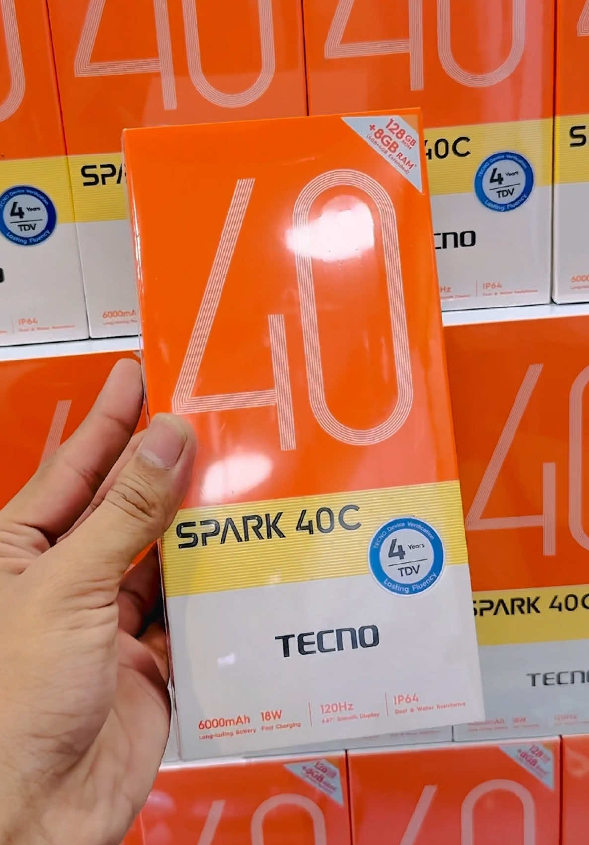 TECNO SPARK 40C📦❤️‍🔥(4+4=8GB/128GB)⚠️6000mAh🔋#sparkupyourday #tecnospark40c #spark40c #40c #spark40series @Tecno Mobile Pk @Tecno Mobile Lahore @Tecno Mobile Karachi 