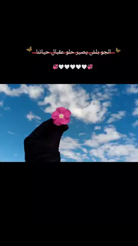 الجو بلش يصير حلو عقبال حياتنا🫰🏻🖤 تصويري الاجواء مشاءالله 🌷🫰🏻