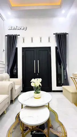 Coba tebak perbedaannya ada dmn? 😊 #gordenminimalis #gordenblackout #gorden9gelombang #vitrasgorden #homedekor 