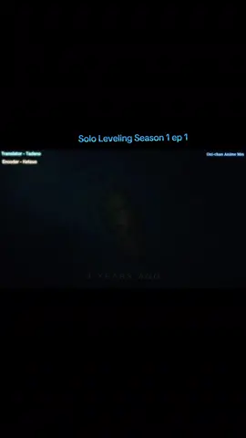 Solo Leveling Season 1 ep 1 #animeedit #anime #animelover #sololevelingmanhwa #sololeveling 