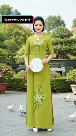 Áo dài xanh non lụa thêu sang trọng #hoale4mua #aodai #aodaivietnam #aodaitruyenthong #aodaithietke 