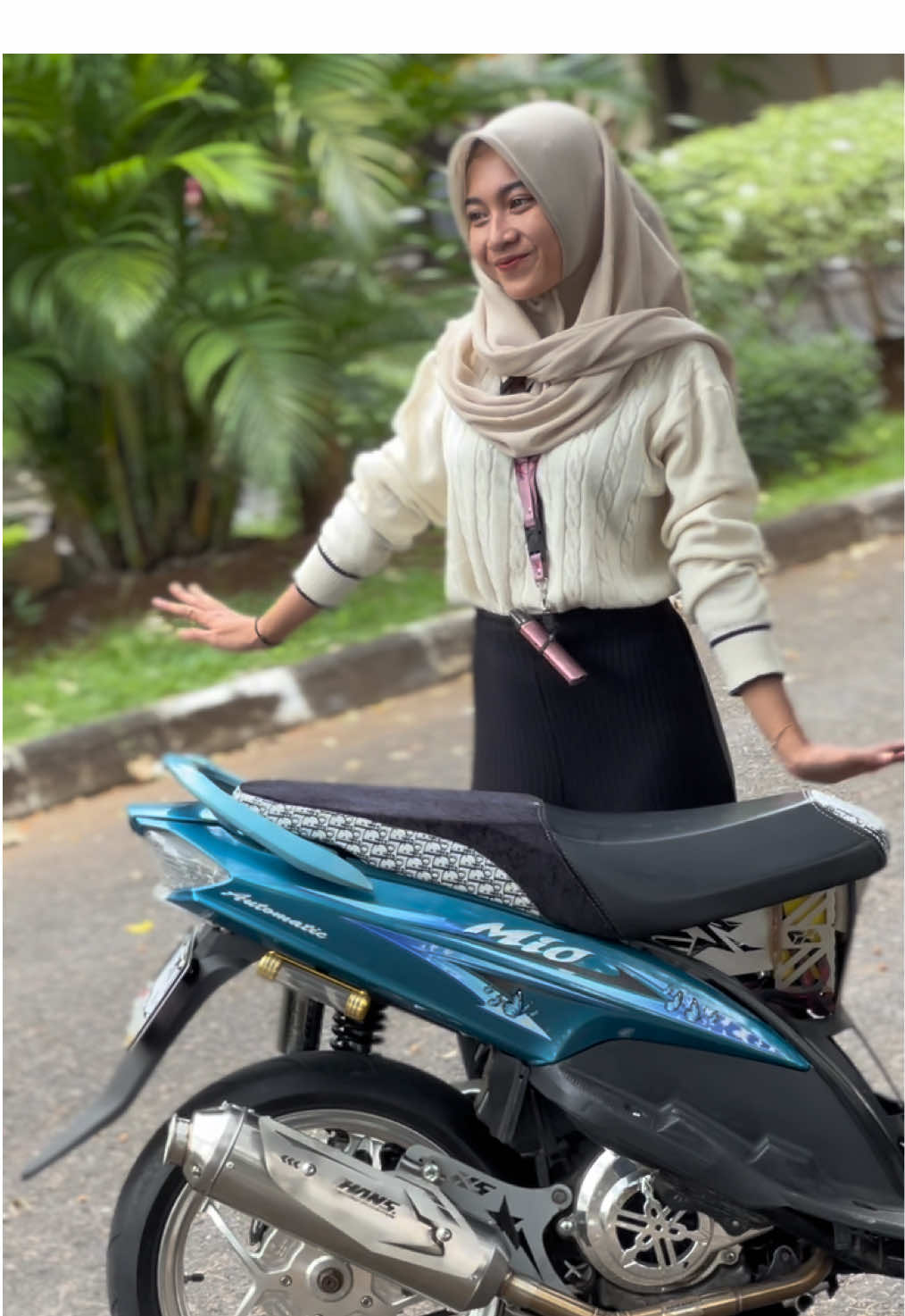 temennya marsha 😝 #5t #mio #miosporty #4u #beranda 