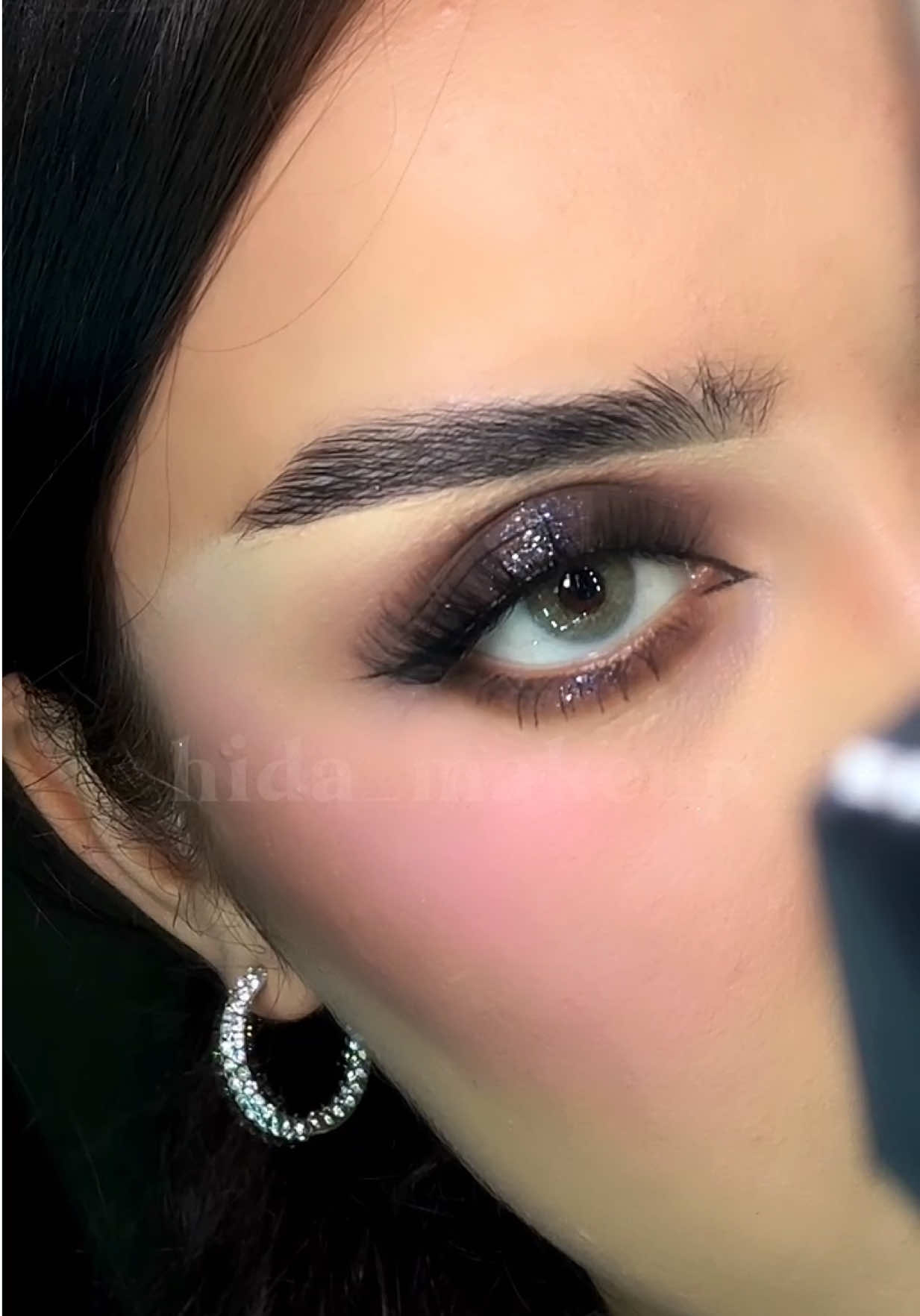 dark brown smokey eyeshadow tutorial🤎✨  #smokeyeyelook #makeuptutorial #foryoupage #trending 