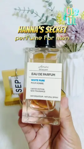 Hanna's secret perfume for men aimore white pure long lasting fragrance #hannasecret #perfumeformen #menperfume #menperfumes #mensperfumerecommendation 