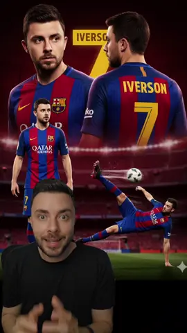mais um prompt para você transformar sua foto em uma imagem incrível usando o nanobanana do gemini do Google gratuitamente. PROMPT 🚨  Crie uma imagem minha [foto enviada em anexo] um pôster de futebol profissional. Ele me retrata de três perspectivas: um retrato super close-up com uma camisa do Barcelona 2015, um perfil lateral com a camisa de futebol do Barcelona 2015 com o nome Iverson nas costas e uma visão de corpo inteiro do kit de futebol completo (camisa do Barcelona 2015, shorts, meias e chuteiras) mostrando os logotipos dos patrocinadores. Inclua uma cena de ação dinâmica na parte inferior, mostrando o jogador executando um poderoso chute de salto em altura de bicicleta com movimento borrado e flecha voadora. Certifique-se de que a camisa mostre claramente o número 7 na frente, nas costas e nos shorts. Use um fundo de estádio Camp Nou vermelho escuro e ousado, com um grande número 7 brilhante e o nome 'Iverson' por trás do personagem. O estilo geral deve ser ultra-realista, de alta resolução, cinematográfico e ter vibrações de pôster de esportes profissionais. #gemini #nanobanana #nanobanana #chatgpt 