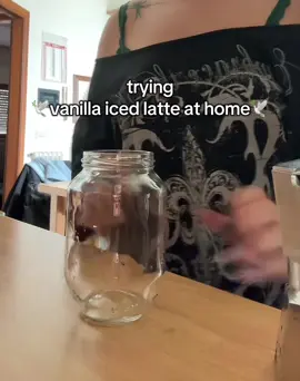 i love seeing people make coffee on here so i wanted to try myself🐈‍⬛ #vanilla #icedcoffee #fallseason #coffeeasmr 
