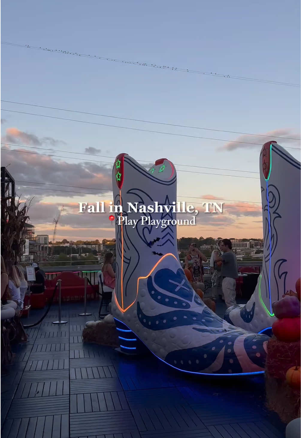 Spooky season starts now 👻🍂 Play Playground has pumpkintinis, seasonal apps and every game you could think of. The ultimate Fall night out!!  #CapCut #nashville #nashvillethingstodo #fallactivities #fall 