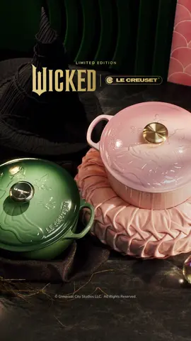 Introducing Wicked x Le Creuset. Inspired by the confidence of Glinda and the conviction of Elphaba, this duo of enamelled cast iron casseroles embodies strength, contrast, and individuality. #WickedxLeCreuset is available now from Le Creuset Signature Boutiques, online, and selected retailers. Shop Wicked x Le Creuset via link in bio.