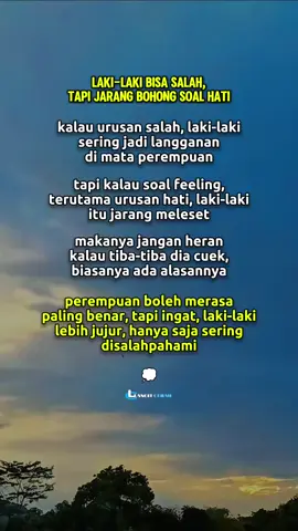 #laki2BISAsalahTAPIjarangBOHONGsoalHATI