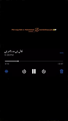 Part 14 || Kash mei Dore Payamber mei uthaya jaata🖤#fyp #foryou #trending #london  #unitedkingdom 
