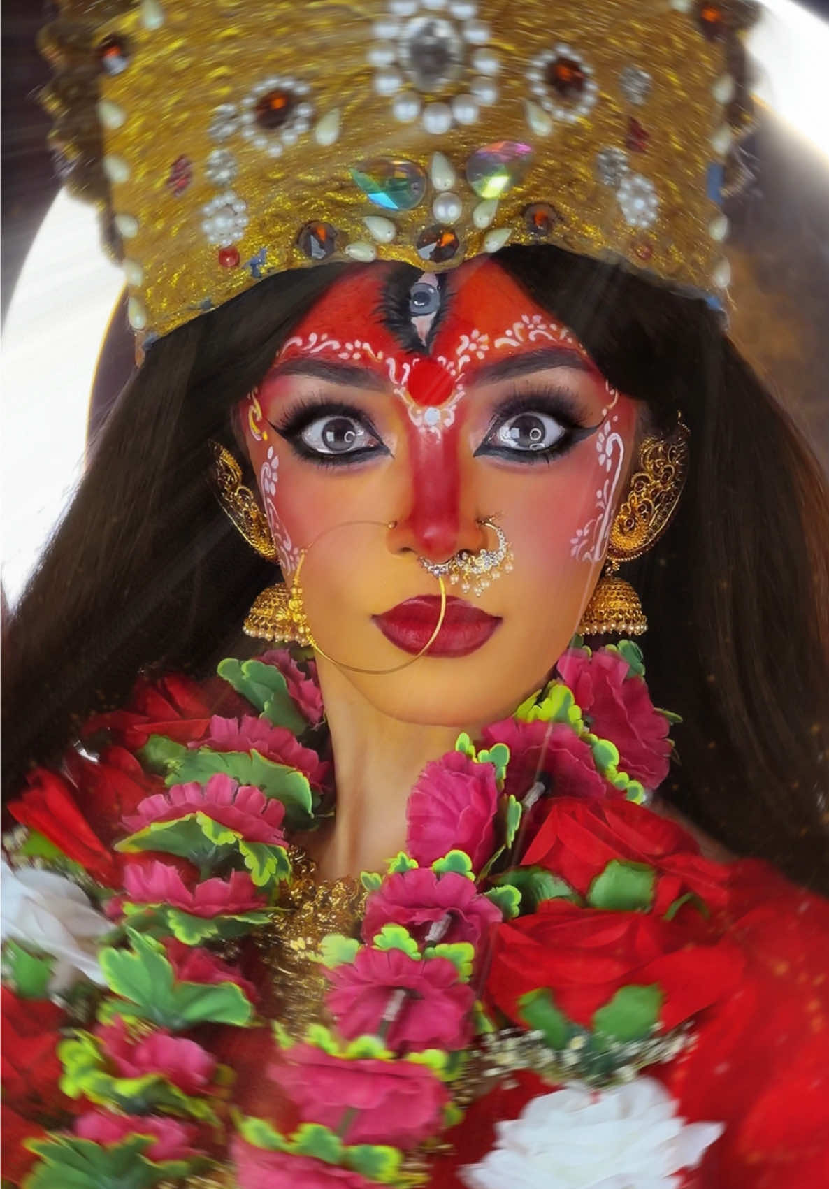 navaratri- nine days- nine rup of maa durga bhawani 🙏🏻❤️✨ instagram- simpal_kharel 💋 #navaratri #maadurga #simpalkharel #fypシ゚ #trending 