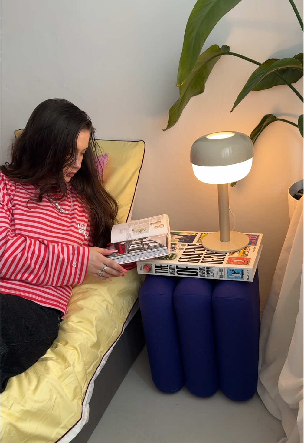 It’s not just a color… it’s a craving 🫐🥧 Radd Pouf in Blueberry Pie = instant room glow-up 💙 #nooma #interior #furniture #fyp #interiordesign 
