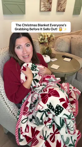 This isn’t just any blanket — it’s the Christmas blanket 🎁✨ Soft, oversized, and perfect for cuddling through holiday movie nights (even the ones I make my husband watch 😂). It’s already selling out on QVC, so grab yours now and be ready for the coziest Christmas yet! ❄️❤️ #QVCFinds #ChristmasCozy #HolidayMustHave #BlanketSeason #CozyChristmas