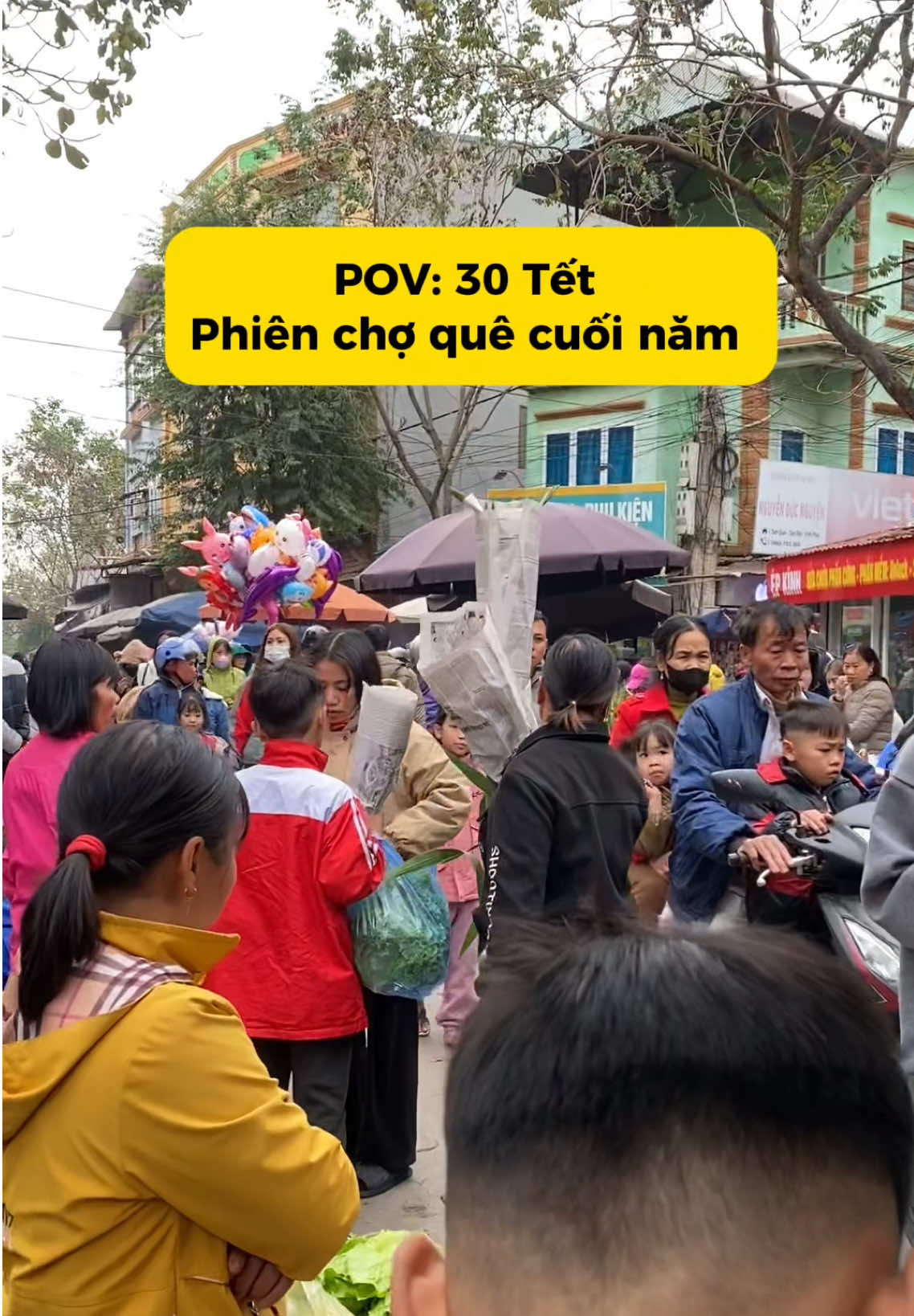 30 Tết : phiên chợ quê cuối năm #langque #chotet #viral #samtet #tetsumvay 