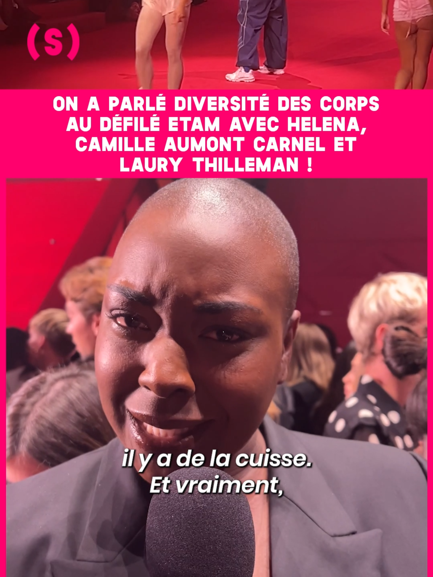 Hier on s’est faufilées dans l’un des défilés les + attendus de la fashion semaine et on a tendu notre micro à 3 femmes qu’on aime fort : @helena_blly, Camille Aumont Carnel et @laurythilleman! #fashionweek #catwalk #TikTokFashion
