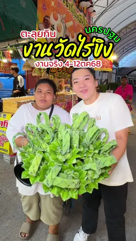 ตะลุยกินงานวัดไร่ขิงนครปฐมปี68 งานจริง 4-12 ตค68  เริ่มขายของ 1 ตค-20ตค (บางร้าน) #ตะลุยกิน #งานวัดไร่ขิง #วัดไร่ขิง #พี่จิตร์กินกัน #นครปฐม 