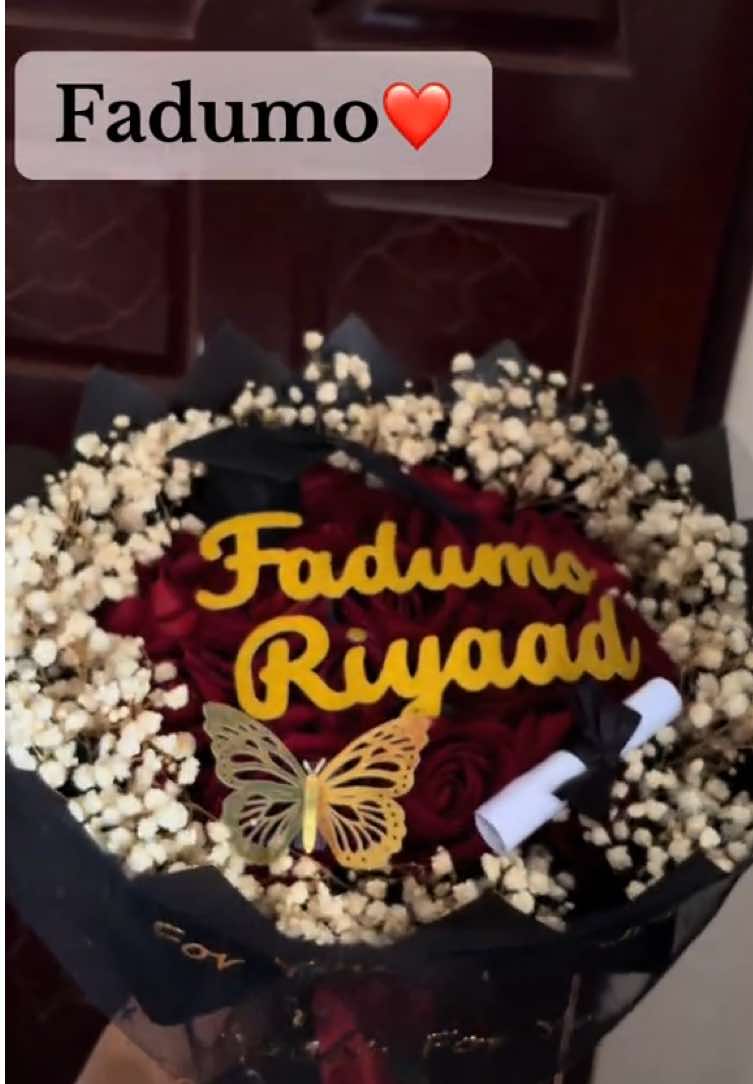 Dalabkii ❤️Fadumo❤️ Fadumo so mention garee… . . . . . #flowers #flowershop #fyp 
