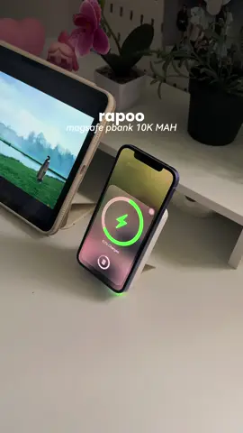 just my fav powerbank from rapoo 🫶🏻 #rapoo #rapoopowerbank #powerbank #magsafepowerbank #magsafe 