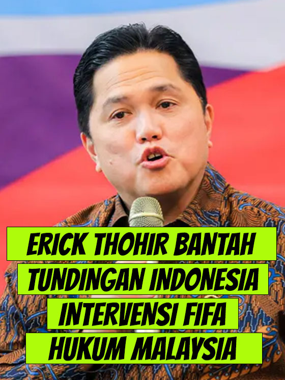 Erick Thohir Bantah Ada Campur Tangan Indonesia usai Malaysia Disanksi FIFA Buntut Naturalisasi Palsu Menpora sekaligus Ketum PSSI Erick Thohir membantah dirinya ikut campur di balik keputusan FIFA memberi sanksi terhadap Malaysia buntut problem naturalisasi ilegal. Menteri Pemuda dan Olahraga (Menpora) Republik Indonesia sekaligus Ketua Umum PSSI Erick Thohir membantah tudingan Indonesia ikut campur dalam pemberian sanksi FIFA terhadap Malaysia terkait problem naturalisasi baru-baru ini. Di samping itu, FIFA juga menerapkan larangan bermain selama 12 bulan ditambah denda CHF 2.000 per pemain kepada Gabriel Felipe Arrocha, Facundo Tomas Garces, Rodrigo Julián Holgado, Imanol Javier Machuca, Joao Vitor Brandão Figueiredo, Jon Irazábal Iraurgui, dan Héctor Alejandro Hevel Serrano. Buntut dari situasi panas ini, publik Malaysia menuding Indonesia sebagai pihak yang bertanggung jawab di balik keluarnya hukuman dari asosiasi sepak bola internasional. Tunku Mahkota Johor (TMJ), Tunku Ismail Sultan Ibrahim, sebelumnya juga melontarkan dugaan serius terkait kecurigaan ada campur tangan entitas luar yang memengaruhi keputusan badan sepak bola dunia tersebut. #timnasindonesia #pssi #erickthohir #malaysia #fifa #beritabola