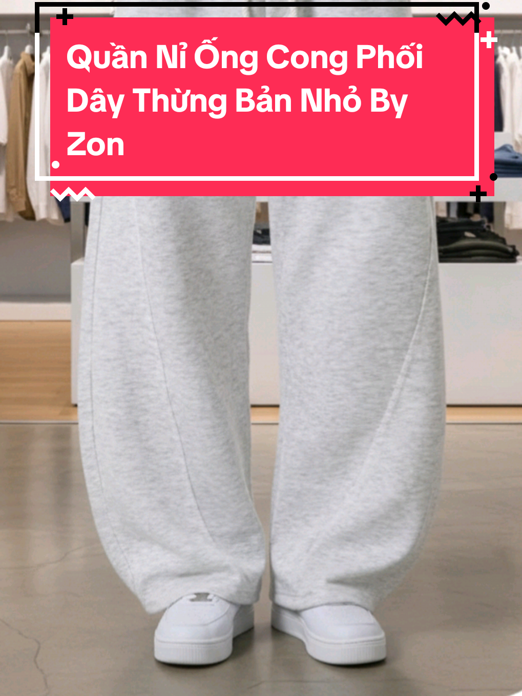 Quần Nỉ Ống Cong Phối Dây Thừng Bản Nhỏ By Zonef, Quần Nỉ Ép Hàn #phaidep #xuhuớng #thegioidanong #thoitrangnam #chatchoi @quen_bong @phucx76 @Giàu thì đổi tên 
