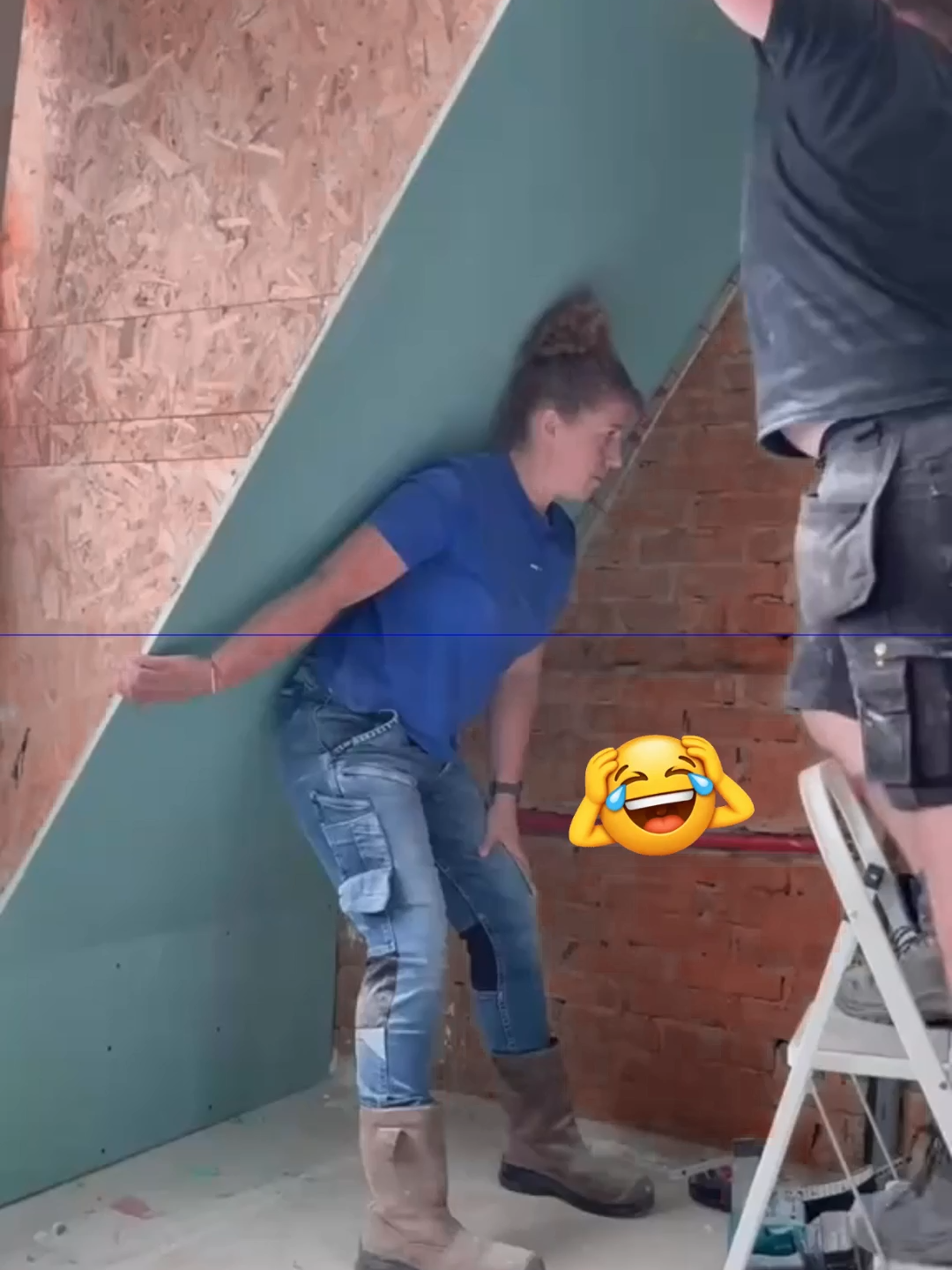 hello new day #construction #worker #funny #xuhuong