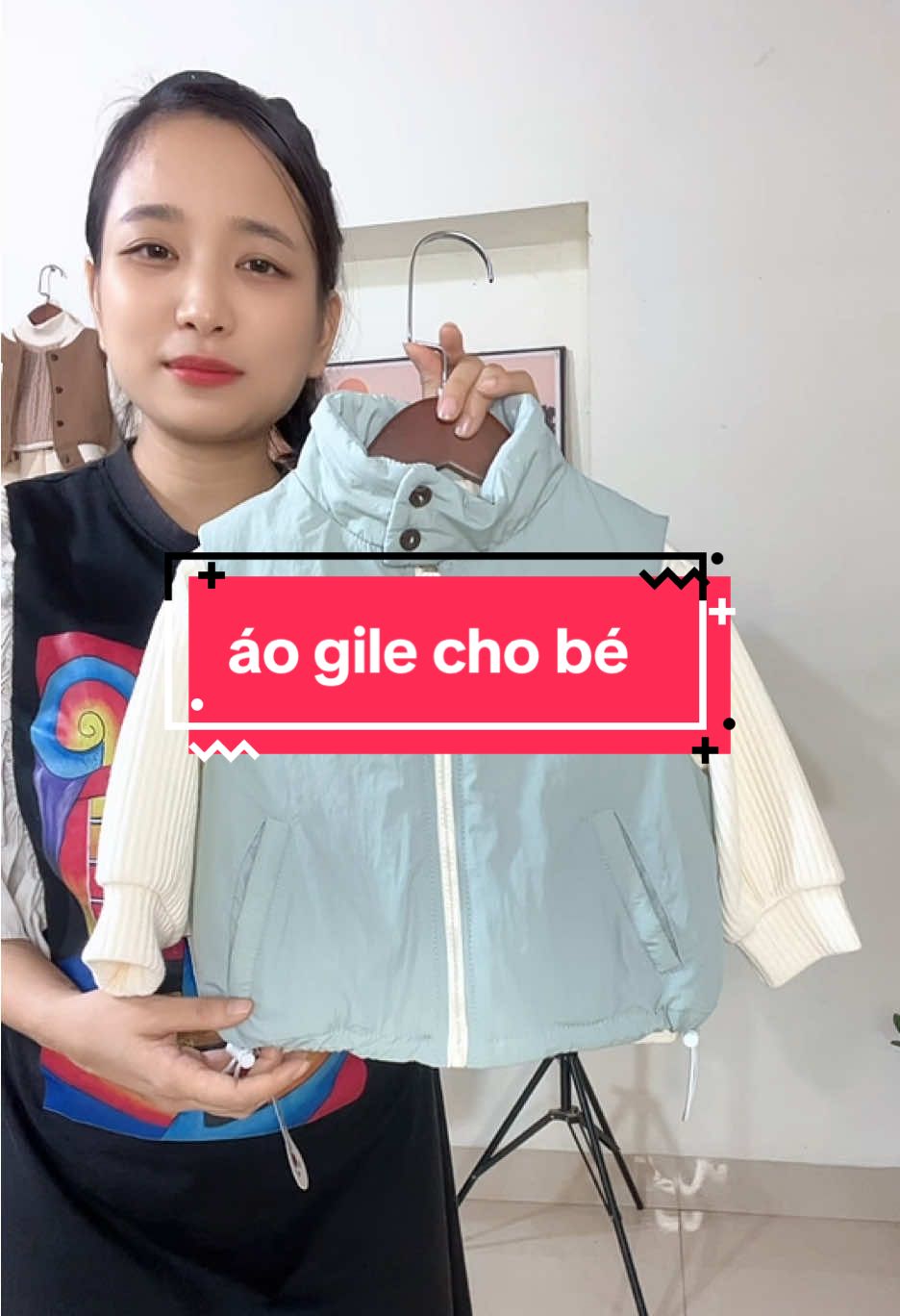 có mẹ nào giống e không rất thích mặc áo gile cho bé #xh #viral #trieuview #aokhoac 