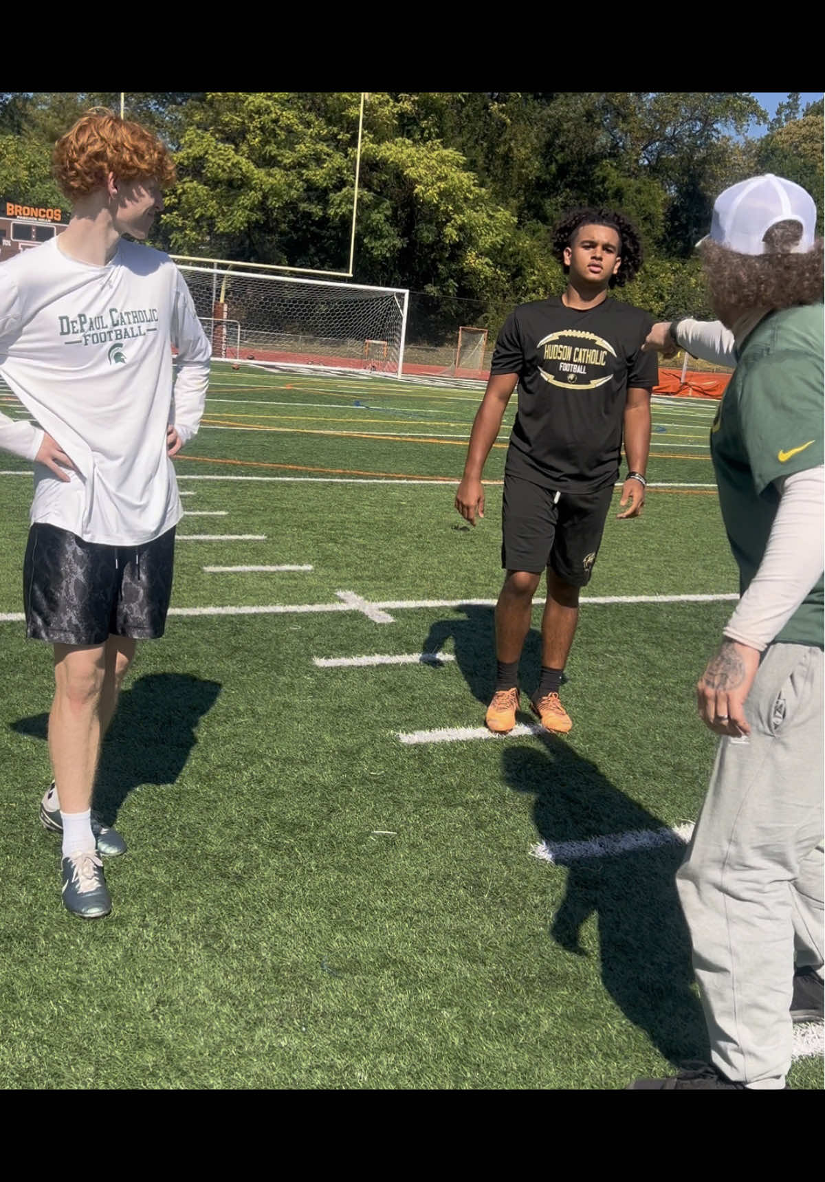 🚨SHOUTOUT LONG SNAPPER AYDEN PERSAUD STR8️⃣ OUTTA HUDSON CATHOLIC HS (NJ), SOPHOMORE KICKER RYAN SAYLES STR8️⃣ OUTTA DEPAUL CATHOLIC HS (NJ), & NICK DRAGONE ON THE CAMERA‼️‼️‼️🤝 #krautmankicking #longsnapper #kicker #liveops #thriveunderpressure 