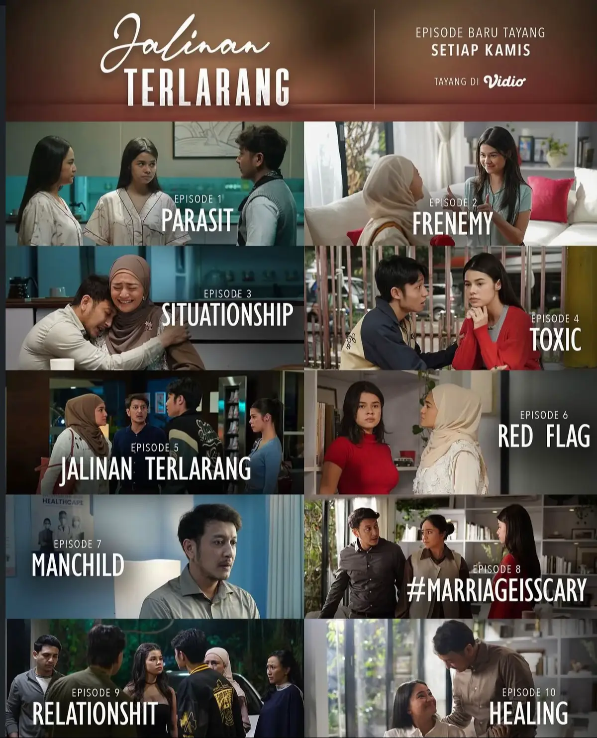 Jalinan Terlarang besok tayang episode 1-3 ya guys, makin penasaran gimana maria theodore jadi pelakor dan di series ini marshanda bersama dimas anggara di ganggu oleh orang ketiga? makin seru aja nih.. wajib nonton ya guys!👀 #jalinanterlarangseries #jalinanterlarang #vidiooriginalseries #vidiooriginals #series 