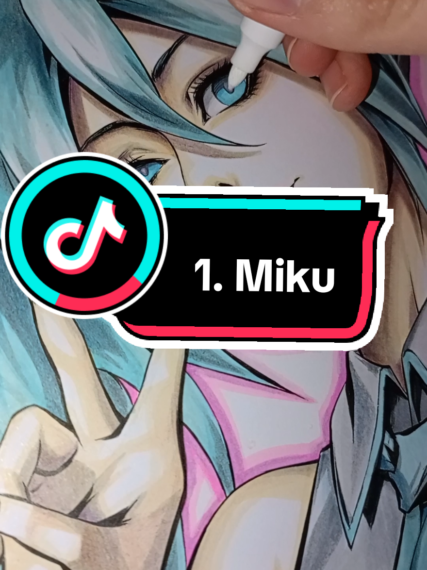 1. Hatsune Miku October is here again, and everyone is preparing for some kind of art-challenge. I'm a little scared of it now, because my october will be much busier than before, but I'll try to give my best! . The original drawing will be available on @raremarq for auction! Check it out if want a chance to grab it! . #lictoriaartchallange2025 #hatsunemiku #miku #colorfulstage #animeart 