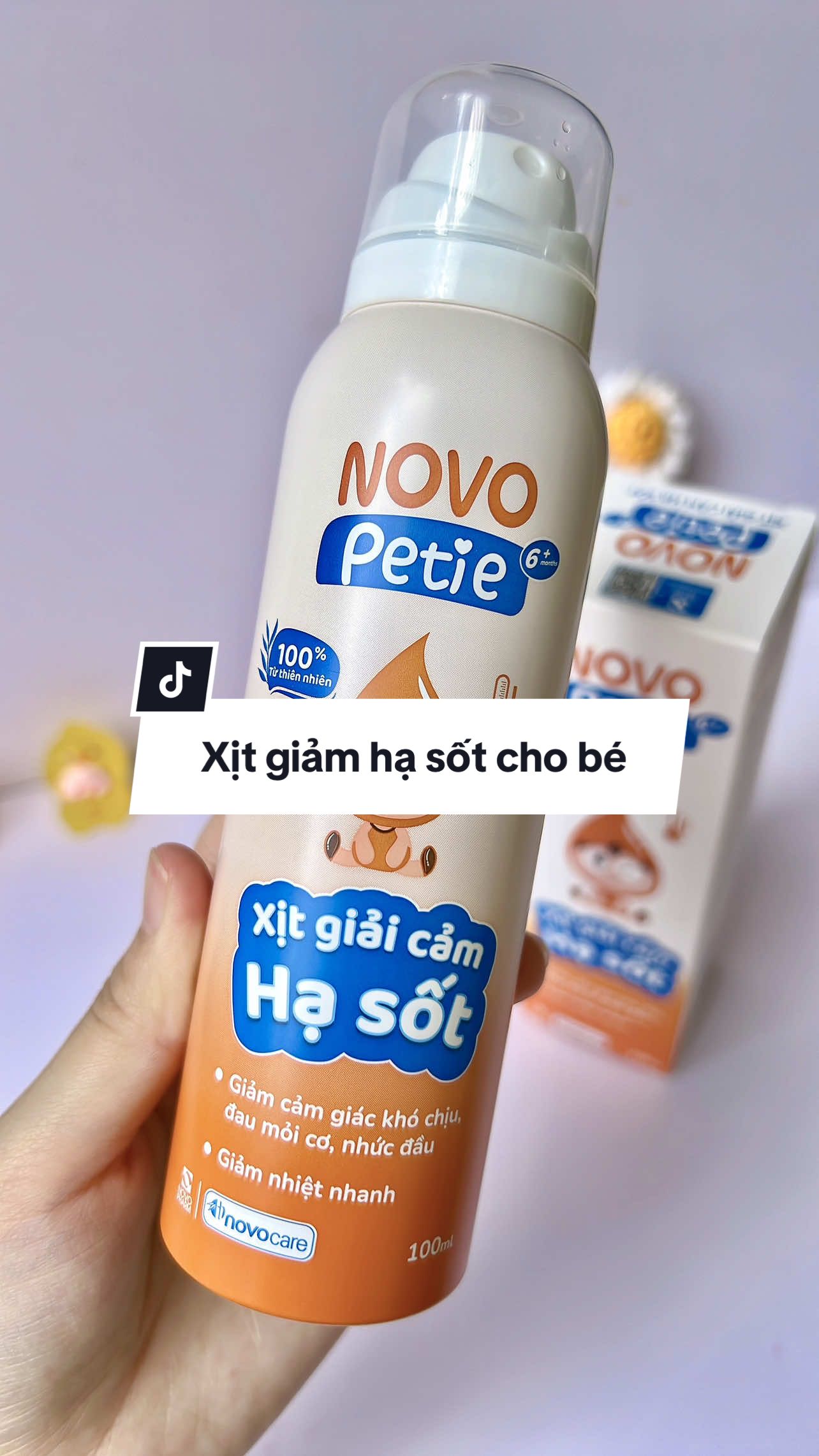 Xịt giải cảm hạ sốt cho bé Novo Petie giúp làm mát, hạ sốt, hạ nhiệt toàn thân nhanh chóng #xithasot #xithasotchobe #novopetie #xithasotnovopetie #hasotchobe #xitgiaicamhasotchobe #empenana  @Em pé NaNa ✅  @Em pé NaNa ✅ 