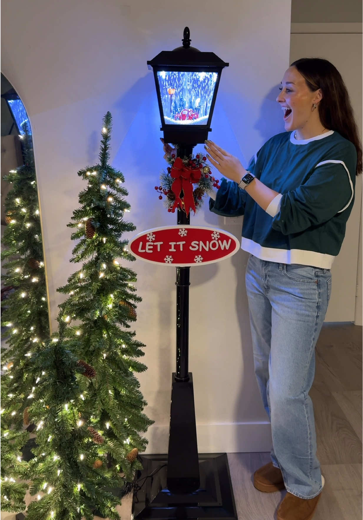 This has to be one of the coolest and most magical snow globes! @QVC, Inc #qvc #qvcchristmas #christmas 