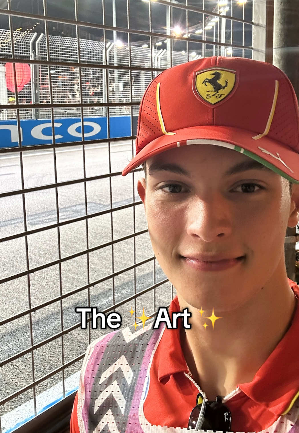 anyone know where our trackside videographer ended up? 🤳 @Ollie Bearman #f1 #singaporegp #olliebearman #haasf1 #ferrari 