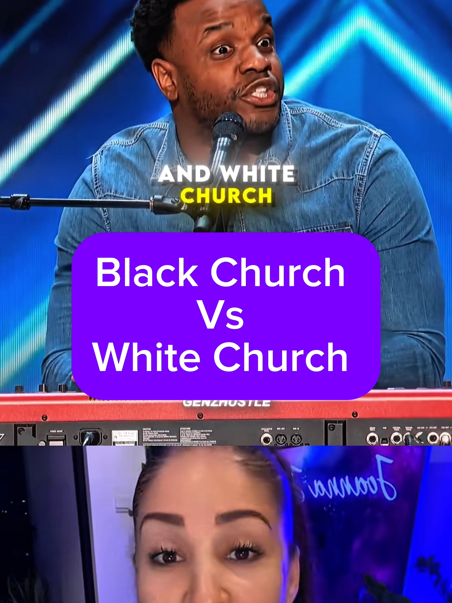 Black Church vs White Church Music Battle! 🎶🔥 #christian #church