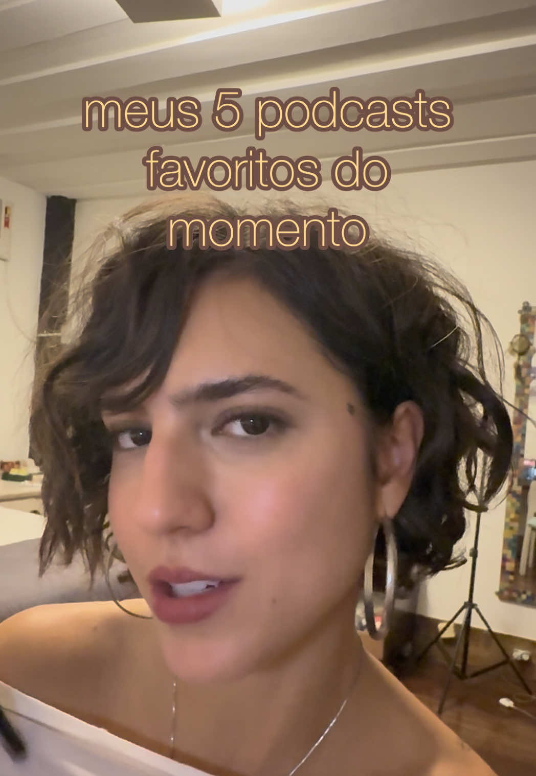 meus 5 podcasts favoritos do momento.  escuto todos no @Spotify Brasil #podcasts 