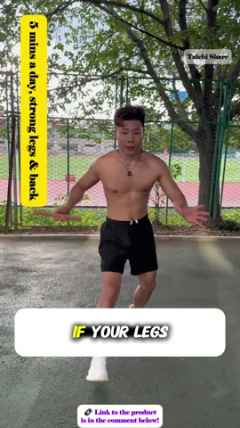This exercise activates the glutes, strengthens the legs, improves walking posture, and eases lower back strain. Just 5 minutes a day at home. Do you want stronger legs or less back pain more? #workout #health #glutes #Fitness #taichishare