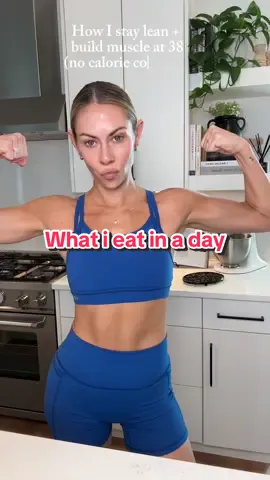 What I eat in a day to stay lean, strong, and still enjoy food 🙌 No calorie counting here. Recipes + grocery lists are all in my meal plan (link in bio) 🥗✨  #WhatiEatInADay #HighProteinMeals #HealthyEating #LeanMuscle #FlatTummyTips